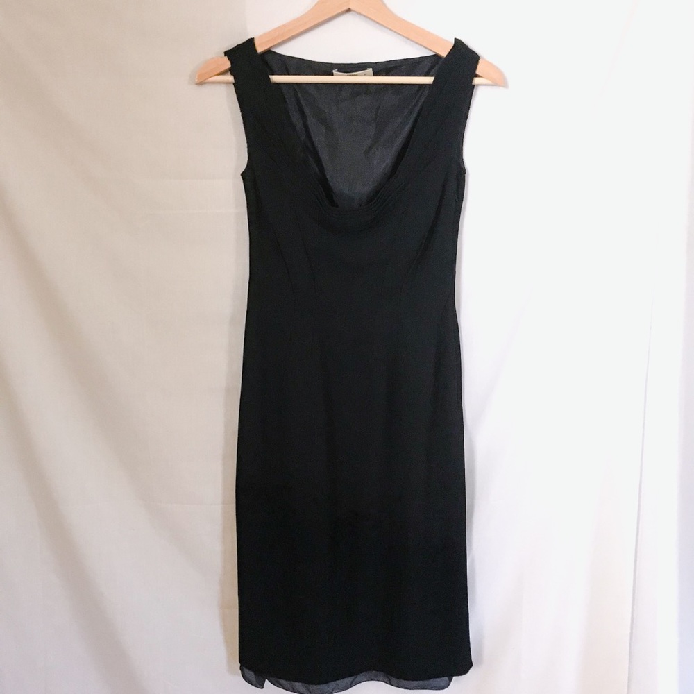 prada // vintage black sheath dress